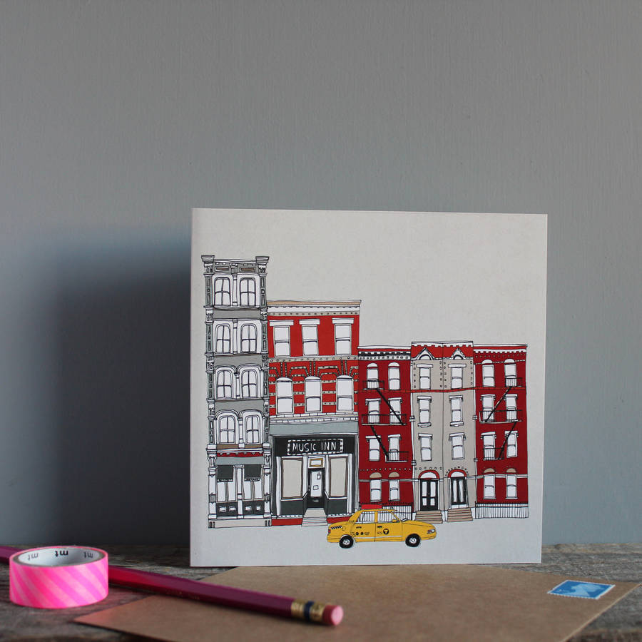 new york greetings card by helena carrington illustration ...