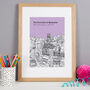 Personalised Manchester Graduation Gift Print, thumbnail 7 of 9