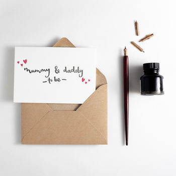 Mummy And Daddy To Be Card, 2 of 2