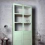 Iron Display Cabinet In Pistachio Green, thumbnail 9 of 10