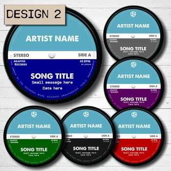 Personalised Six Framed Songs On Real Vinyl Records, 10 of 12