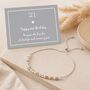 21st Birthday Bead Drawstring Bracelet, thumbnail 1 of 7