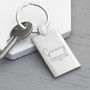Personalised Special Person Rectangle Keyring, thumbnail 3 of 5