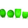 Evita Glass Vase Set Jungle, thumbnail 1 of 4
