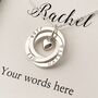 Personalised Interlinked Rings Necklace, thumbnail 5 of 12