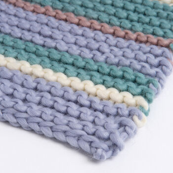 Avebury Blanket Beginner Knitting Kit, 6 of 8