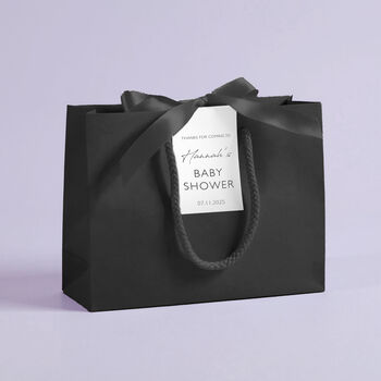 Baby Shower Luxury Gift Bags With Personalised Tag, 6 of 9
