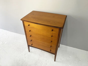 Mid Century Alfred Cox Style 1960’s Chest Of Drawers, 2 of 11