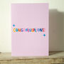 Pink Minimal Congratulations Card, thumbnail 8 of 8