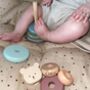 Personalised Wooden Colourful Teddy Stacking Toy, thumbnail 4 of 5