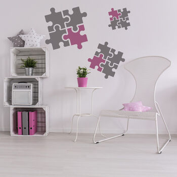 Reusable Plastic Stencils Five Pcs Puzzle With Brushes, 3 of 5