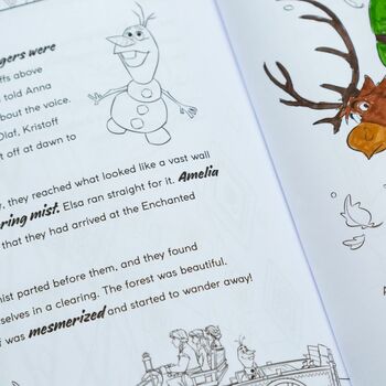 Personalised Disney Colouring Frozen Two Book, 2 of 3