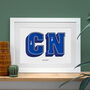 Chelsea, A To Z Football Prints And Posters, thumbnail 1 of 6