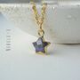 Sapphire Star Necklace, thumbnail 1 of 11