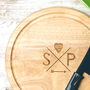 Personalised Follow Your Heart Couples Chopping Board, thumbnail 1 of 5