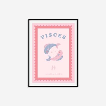 Children's Pisces Zodiac Print, 3 of 8