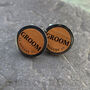 Personalised Groom And Date Wedding Cufflinks, thumbnail 2 of 8