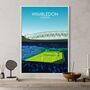 Wimbledon Tennis Print, thumbnail 1 of 2