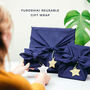 Personalised New Baby Night Sky Hand Stitched Print, thumbnail 4 of 4