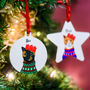 Personalised Party Cat Christmas Tree Decoration, thumbnail 10 of 12