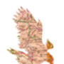 Personalised Golden Eagle Map Print, thumbnail 3 of 4