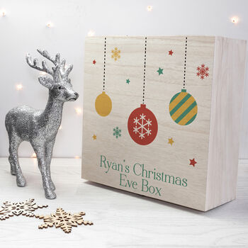 Personalised Bauble Christmas Eve Box, 3 of 6