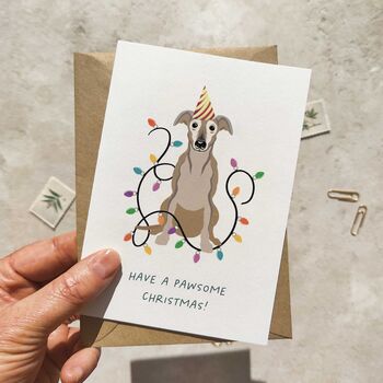 Christmas Dog Breeds In Hats Card And Envelope, 10 of 12