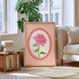 Peony Floral Art Print Pink, thumbnail 2 of 5