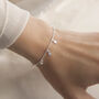 Sterling Silver Star Charm Bracelet, thumbnail 2 of 6