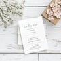 This Is Love 10 Wedding Invitation And RSVP Cards Set, thumbnail 4 of 4