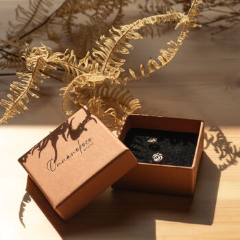 Dainty Silver Flower Earrings For Women, 3 of 7