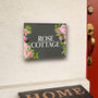 Roses Slate House Number Or Name Sign, thumbnail 2 of 5