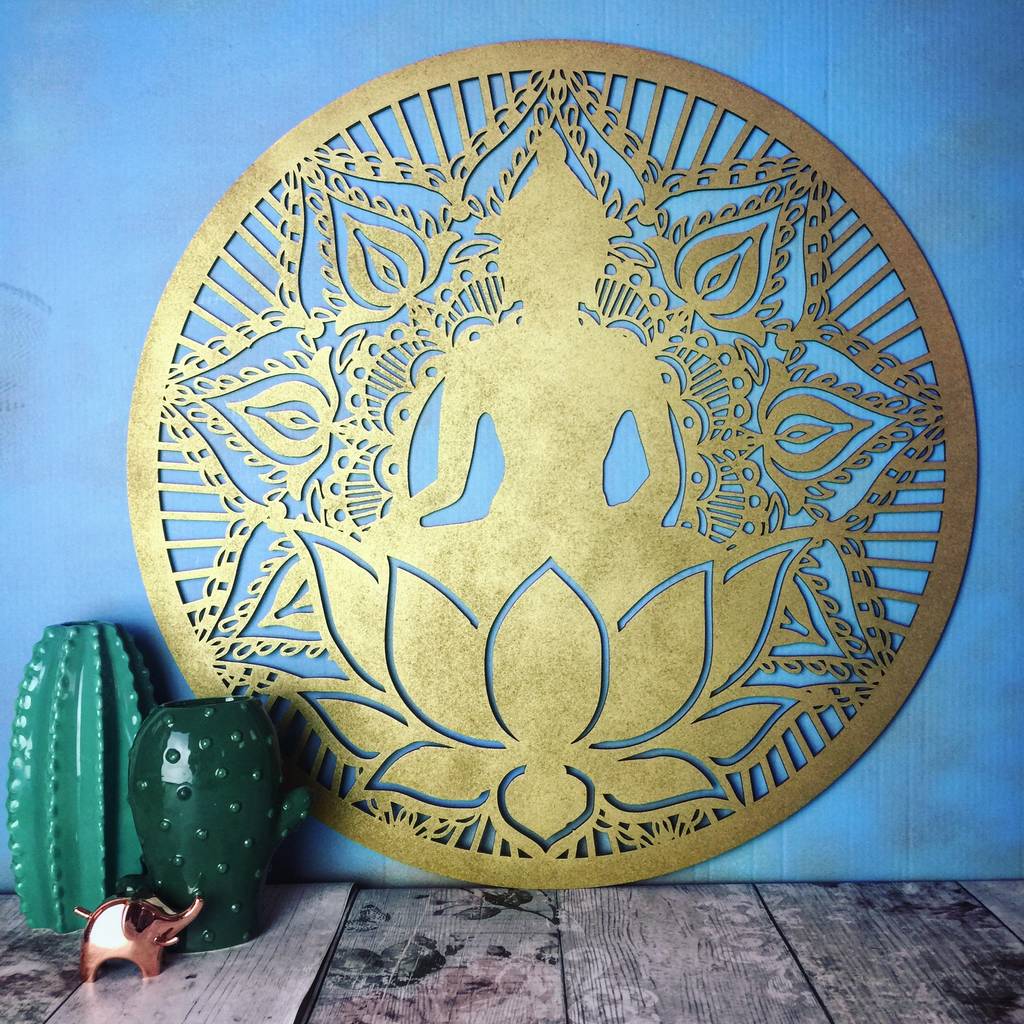 Download Buddha Lotus Flower Wall Mandala By Floppsie Moppsie ...