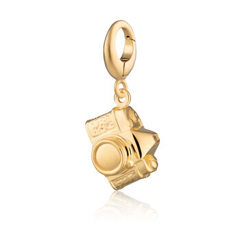18ct Gold Vintage Camera Charm Necklace, 5 of 7
