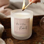 Wedding Gift For Couple Personalised Date Candle, thumbnail 1 of 10