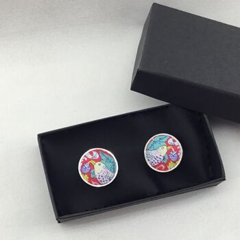 Liberty Cuff Links In Classic Floral Print, 8 of 10