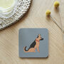 German Shepherd Cufflinks Personalised Dog Lover Gift, thumbnail 8 of 12