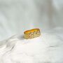 Rose And Aqua Chalcedony Gold Ring, thumbnail 2 of 7