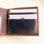 Vintage Leather Wallet ~ Rfid Protected, thumbnail 7 of 8