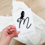 Personalised Initial Wedding Hanger Charm, thumbnail 2 of 4