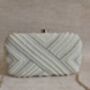 Pearl Cream Rectangular Handcrafted Clutch Bag, thumbnail 7 of 10