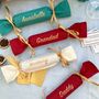 Personalised Reusable Fabric Christmas Crackers, thumbnail 3 of 12