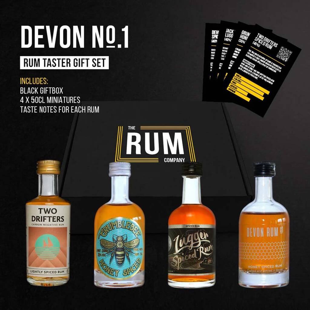 Devon Rum Taster Set Gift Box One By The Rum Company