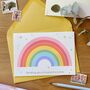 Rainbow Sending A Hug Card, thumbnail 2 of 7