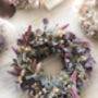 Dried Preserved Eucalyptus Wreath With Roses, thumbnail 2 of 4