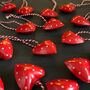 Red Metal Heart Hanging Decoration, thumbnail 3 of 3