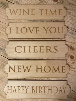 Personalised White Wine And Cheese Wooden Hamper, 3 of 3