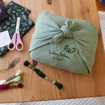 'Stitch And Pass Me On' Fabric Gift Wrap, 6 of 12