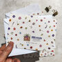 Pressed Wildflowers A6 Folded Thank You Cards And Envelopes, thumbnail 8 of 10