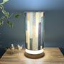 Seattle Blue Retro Style Cylinder Lampshades, thumbnail 3 of 8